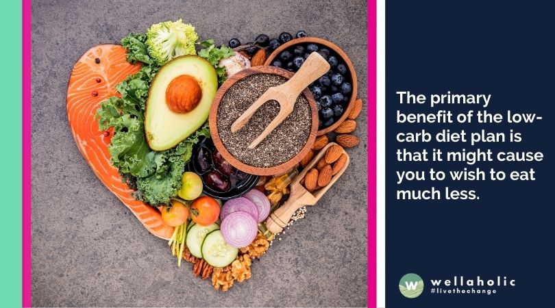 The primary benefit of the low-carb diet plan is that it might cause you to wish to eat much less.