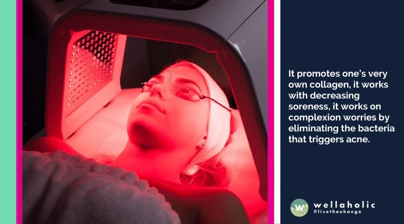 It promotes one’s very own collagen, it works with decreasing soreness, it works on complexion worries by eliminating the bacteria that triggers acne.